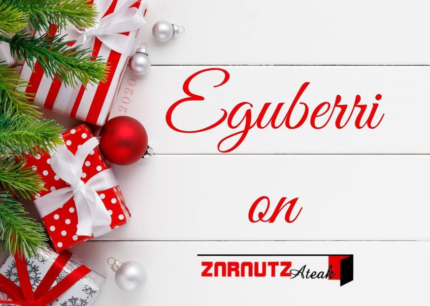 Un deseo de feliz Navidad 2020 para Zarautz desde Puertas Zarautz